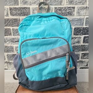 L.L. Bean Blue and Gray Men's Backpack